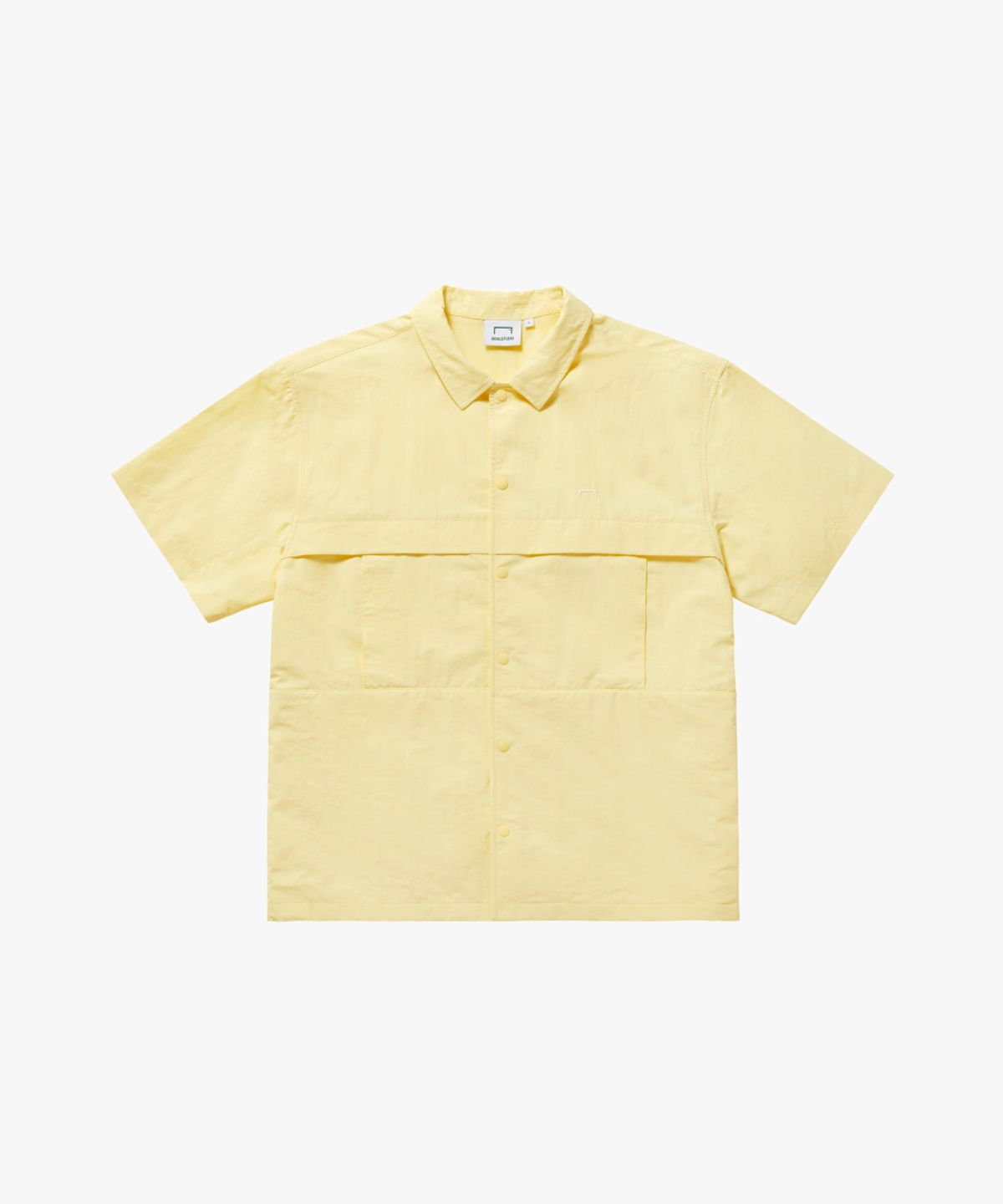 골스튜디오(GOALSTUDIO) RIPSTOP AIR THROUGH SHIRT-LIGHT YELLOW