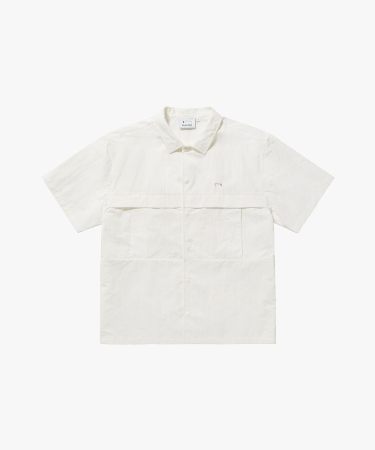 골스튜디오(GOALSTUDIO) RIPSTOP AIR THROUGH SHIRT-OFF WHITE