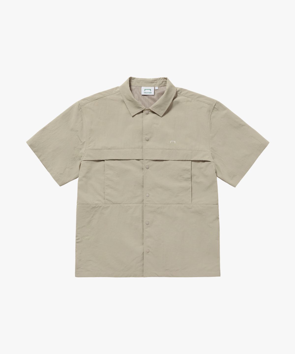골스튜디오(GOALSTUDIO) RIPSTOP AIR THROUGH SHIRT-BEIGE