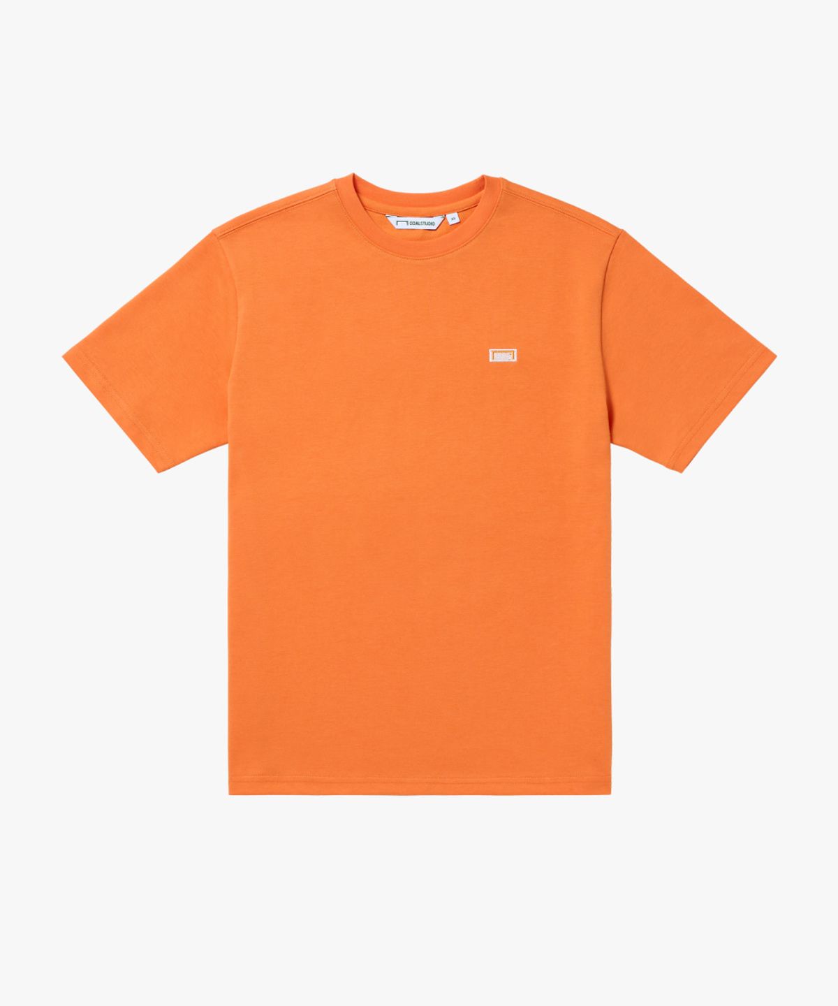 골스튜디오(GOALSTUDIO) AIR MESH BOX LOGO TEE-ORANGE