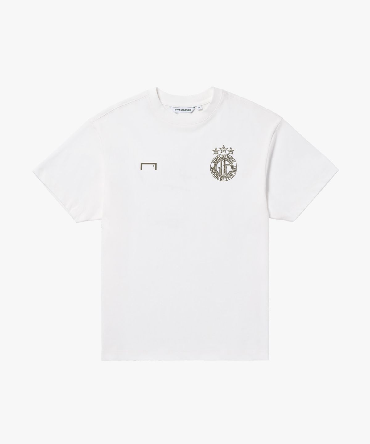 골스튜디오(GOALSTUDIO) FC VINTAGE ARTWORK TEE-OFF WHITE