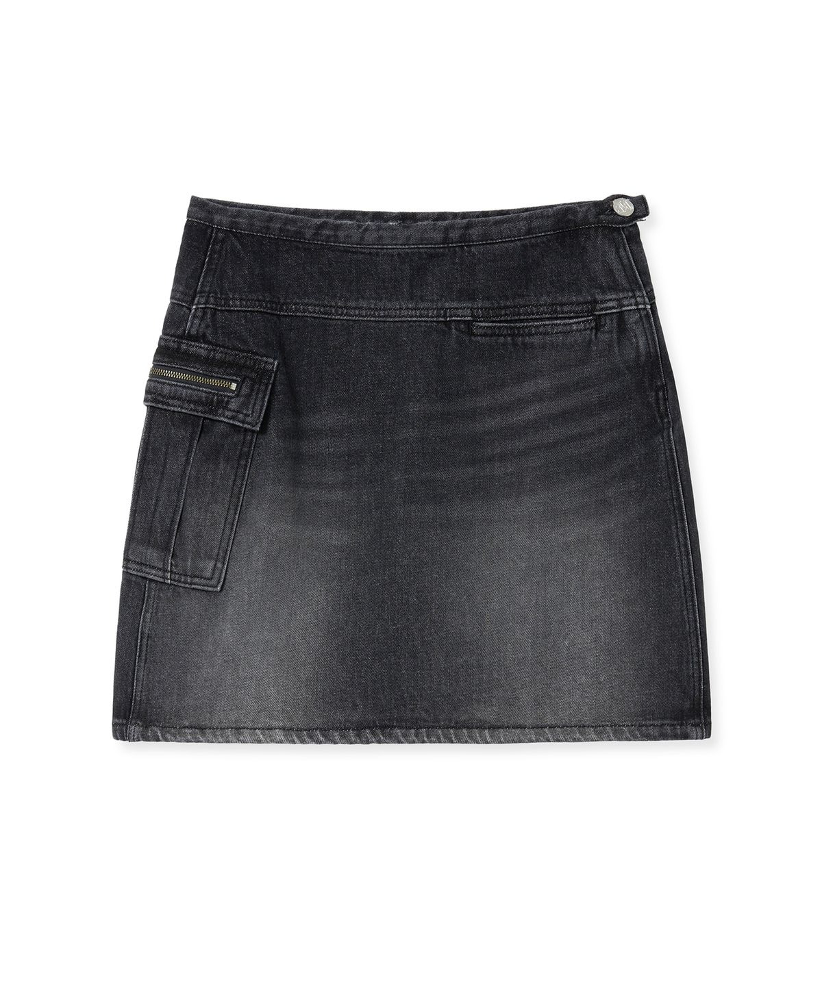 미드나잇 무브(MIDNIGHT MOVE) cargo skirt (black)