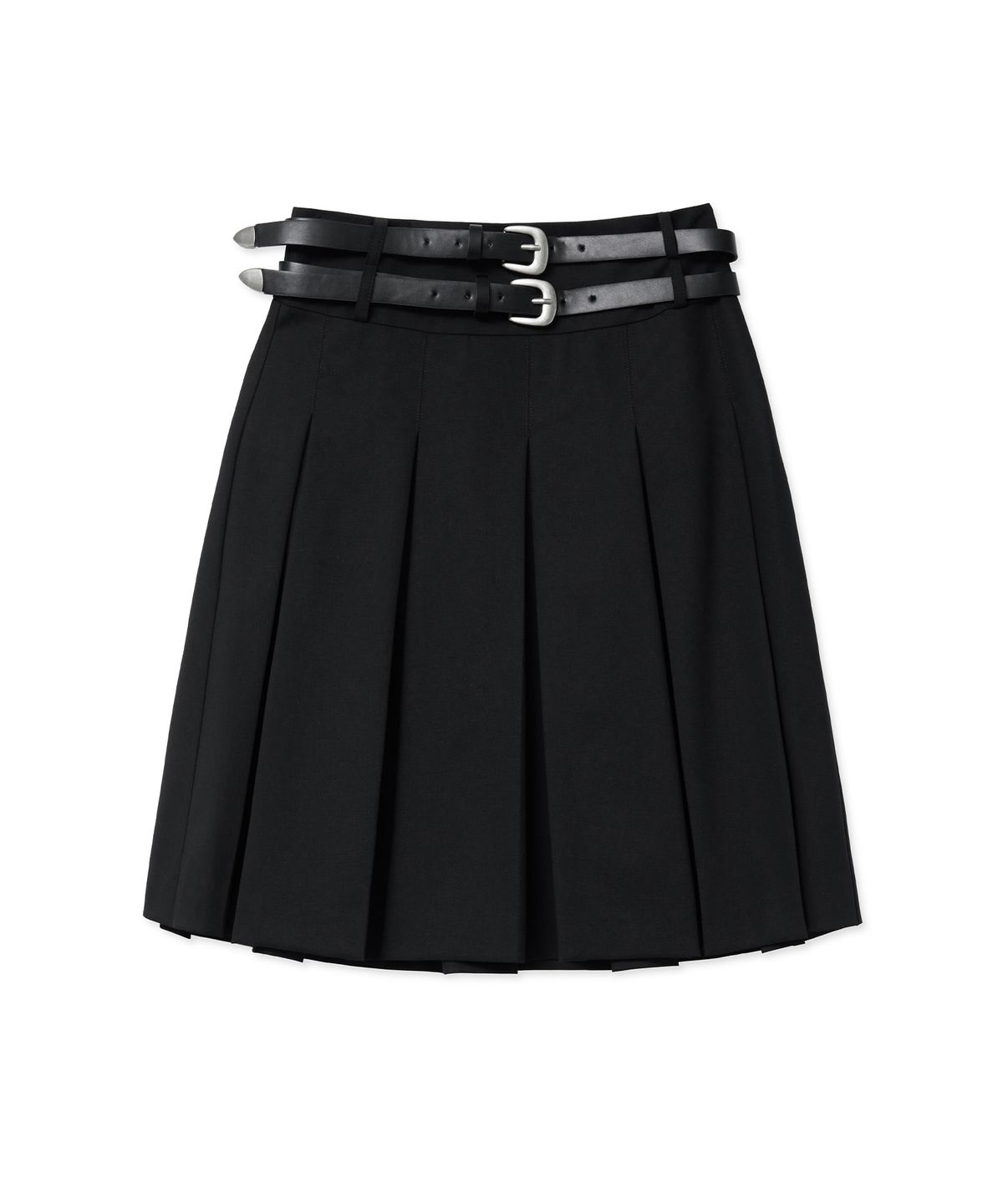 미드나잇 무브(MIDNIGHT MOVE) 2 belt skirt (black)