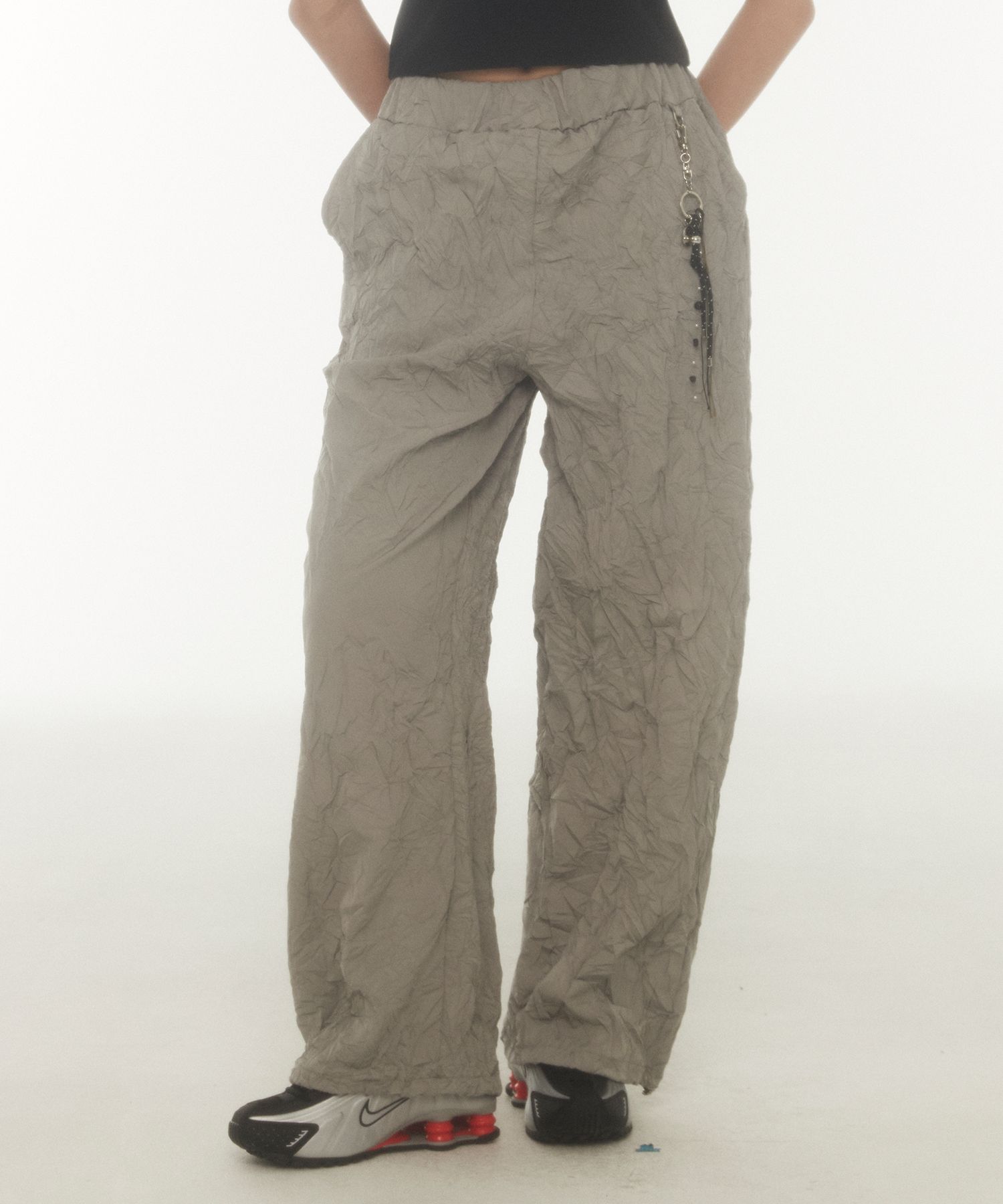 ★韓国人気★MIDNIGHT MOVE★wrinkle pants MUSINSA公式 | MIDNIGHT MOVE wrinkle pants (black)