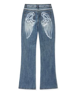 lace bt pants (blue)