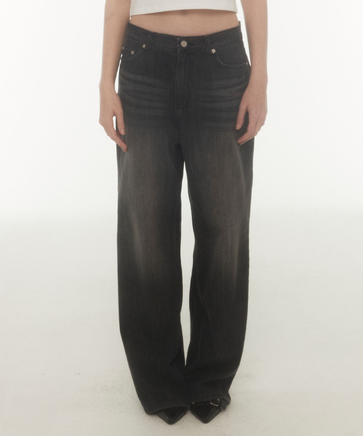 미드나잇 무브(MIDNIGHT MOVE) back pk pants (black)
