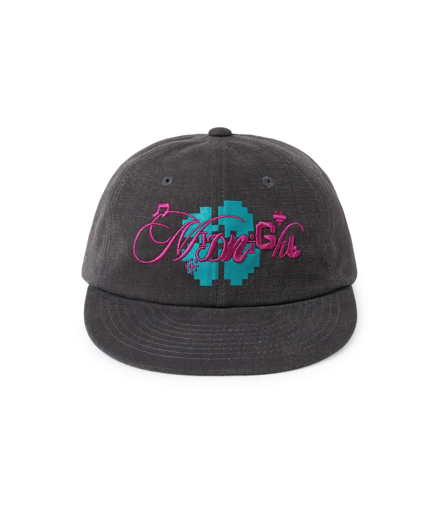 ★韓国人気★MIDNIGHT MOVE★pixel cap MUSINSA | MIDNIGHT MOVE pixel cap (dark grey)