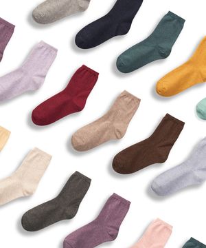 [5팩] 선택형 여성용 데일리핏 미들 컬러 삭스 17컬러