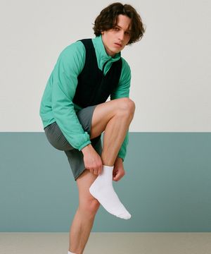 [5팩] 남성용 에어 쿠션 미들 삭스