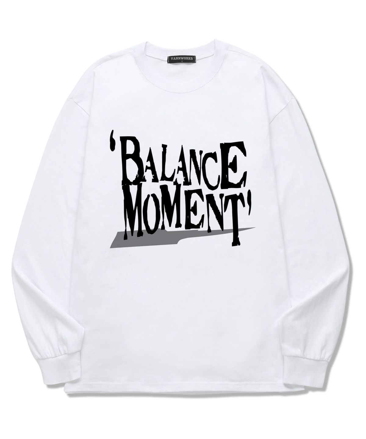 밴웍스(VANNWORKS) BALANCE MOMENT 롱슬리브 (VLS0201) 화이트