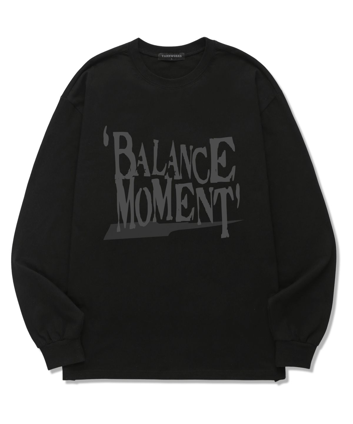 밴웍스(VANNWORKS) BALANCE MOMENT 롱슬리브 (VLS0201) 블랙