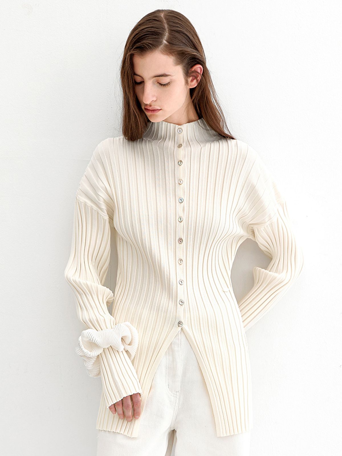 아틀리에 나인(ATELIER NAIN) PETTU TWO-WAY LONG CARDIGAN(CD-2190)