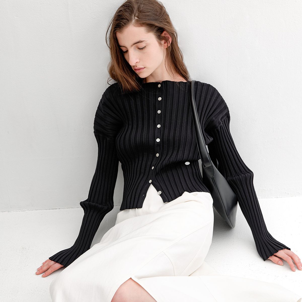 아틀리에 나인(ATELIER NAIN) PETTU TWO-WAY CROP CARDIGAN(CD-2195)