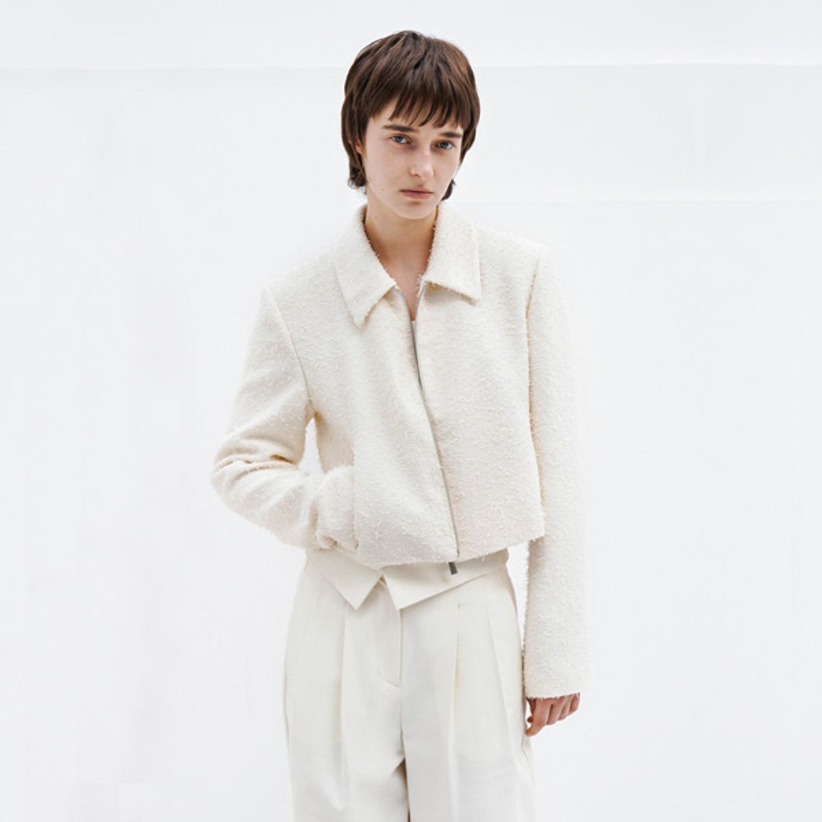 아틀리에 나인(ATELIER NAIN) GWEN BOUCLE CROP JACKET(JK-3004)