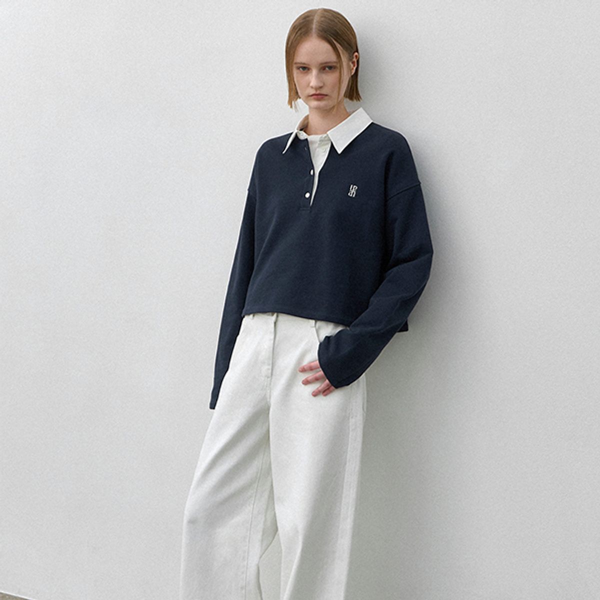 아틀리에 나인(ATELIER NAIN) ESSENTIAL COLLAR BLOCK TEE(T-7001)