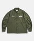 Striped Work Shirt(Grocery) Olive