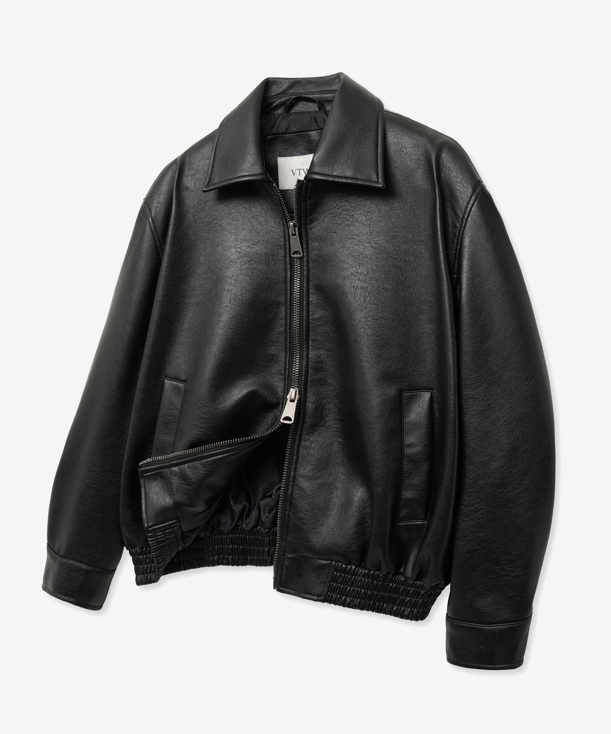 브이투(VTWO) 8235 워시드 레더 싱글 자켓 (BLACK)