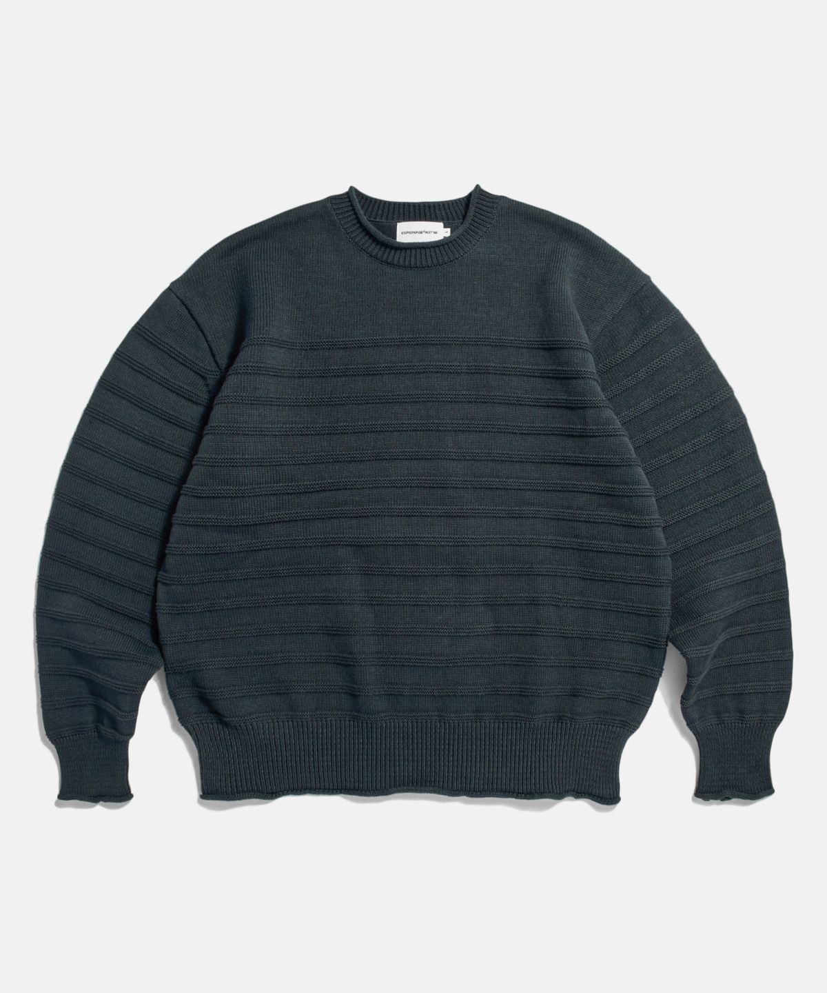 에스피오나지(ESPIONAGE) Mariniere Knit Sweater Dark Navy