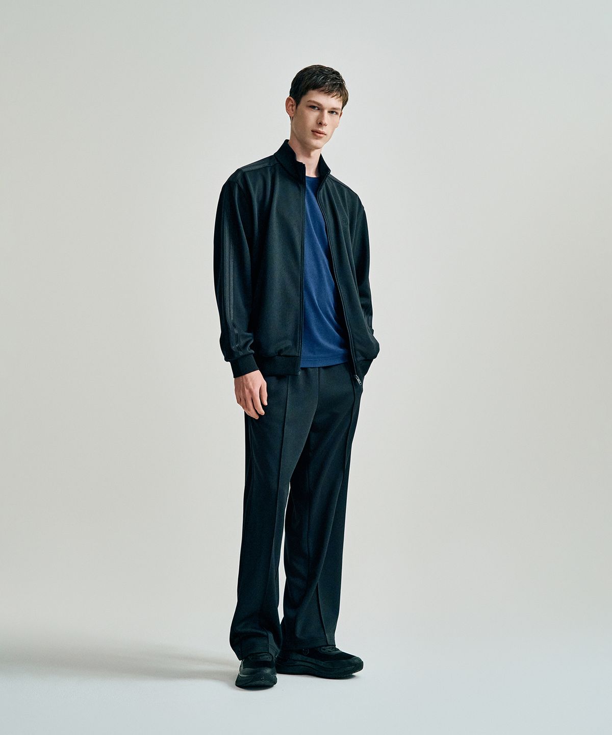세르지오 타키니(SERGIO TACCHINI) M 타키니 모던 트랙 릴렉스핏 팬츠 (Black)