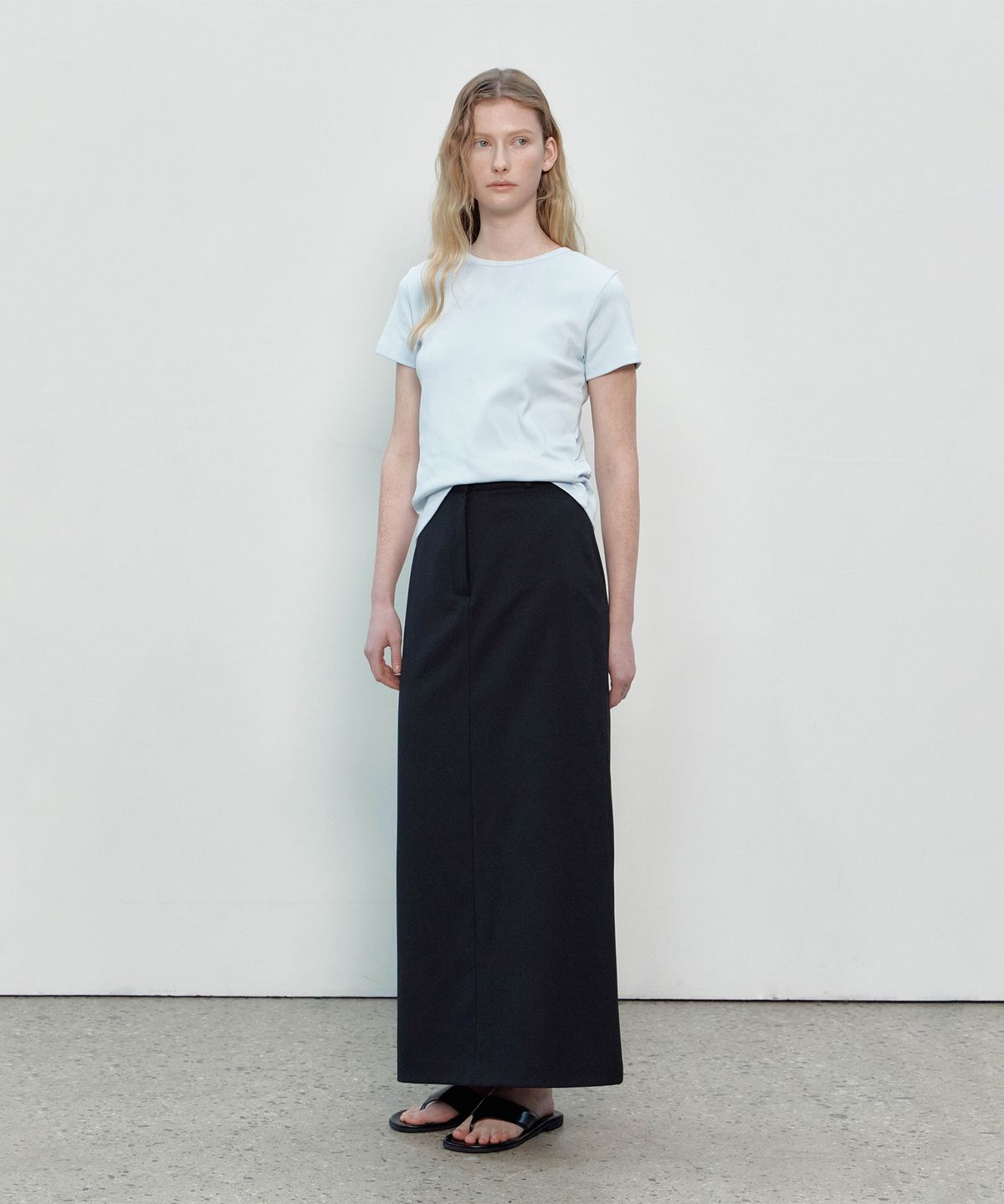 더마고(THEMARGOT) CLASSIC LONG SKIRT (BLACK)