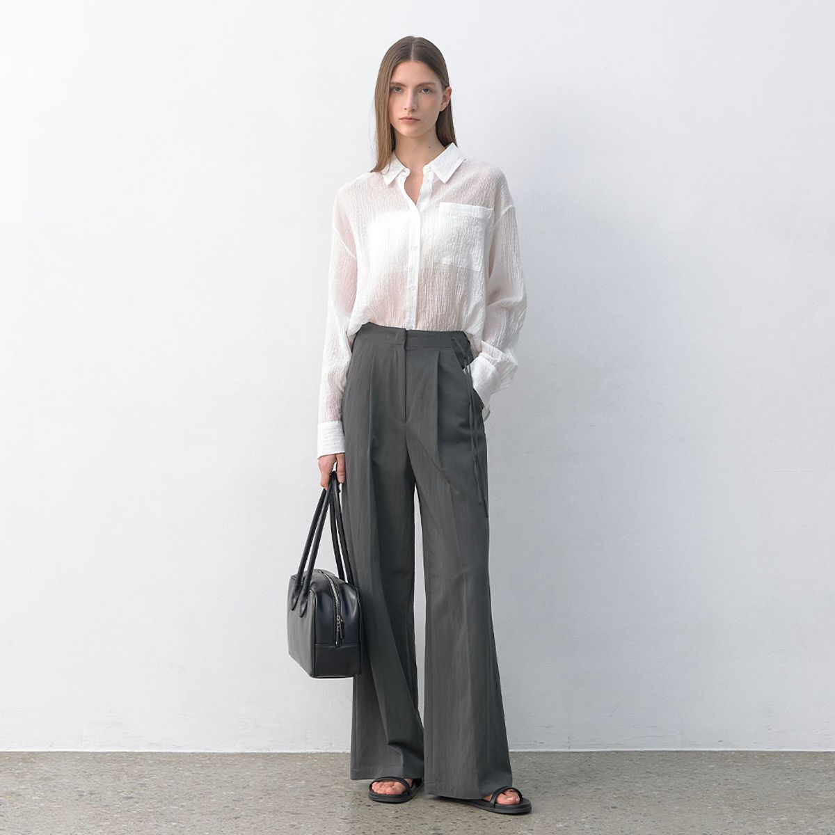 아틀리에 나인(ATELIER NAIN) LOW WAIST STRING PANTS(PT-5623)