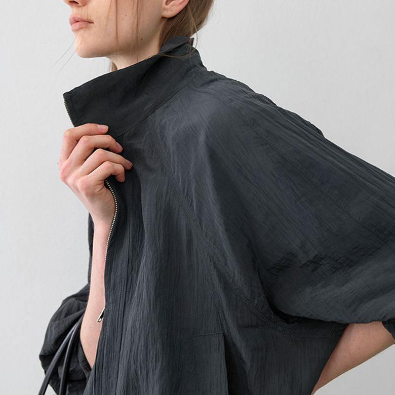 CREASE HIGH NECK JUMPER(JP-572)