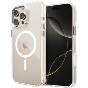 [자력업] 변색없는 아이폰 갤럭시 투명 맥세이프 쿼드 M 하이브리드 케이스