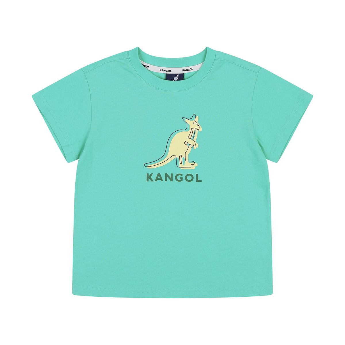 캉골키즈(KANGOL KIDS) 캥거루 그래픽 숏 슬리브 티셔츠 RB 0007 그린