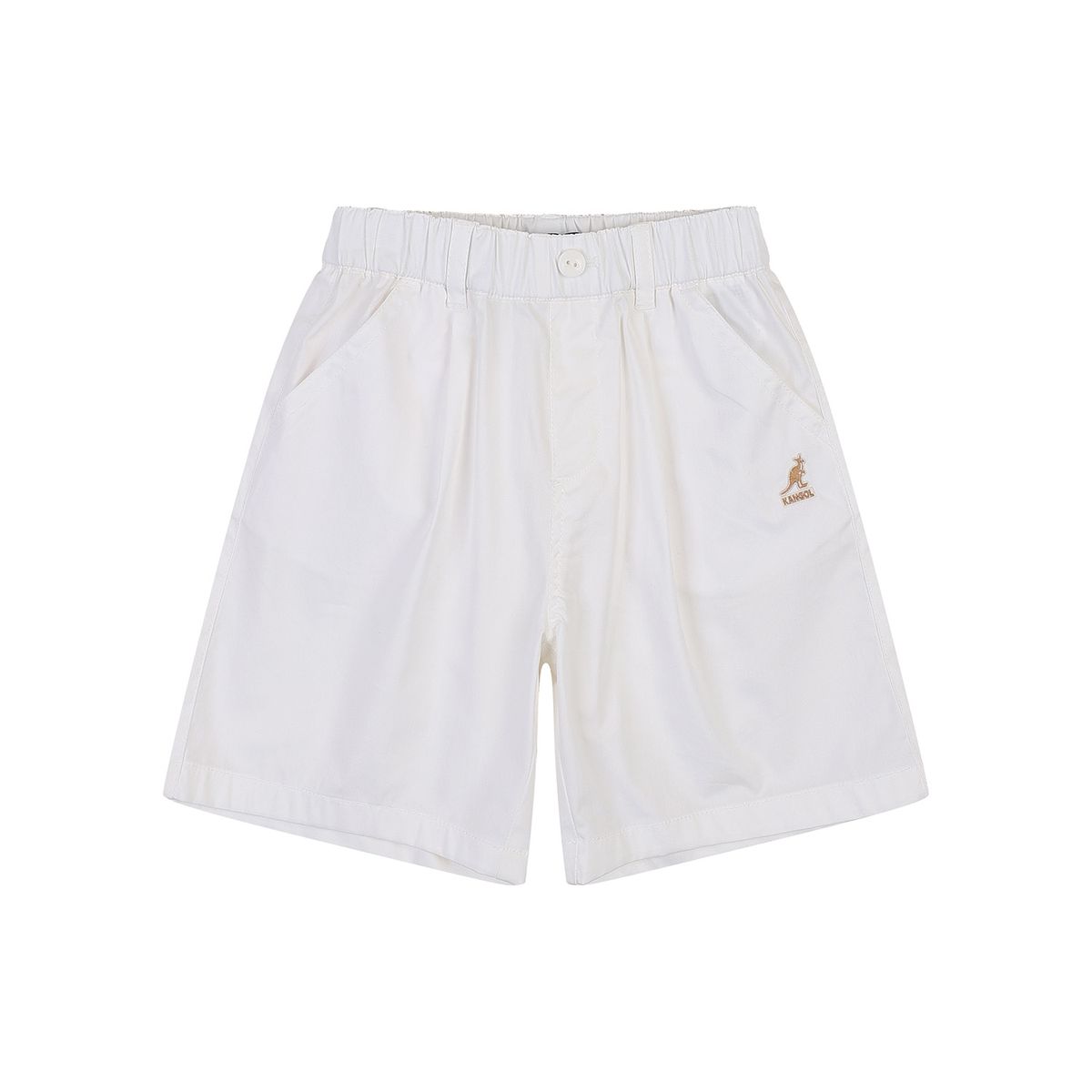 캉골키즈(KANGOL KIDS) 코튼 베이직 쇼츠 RB 0004 화이트