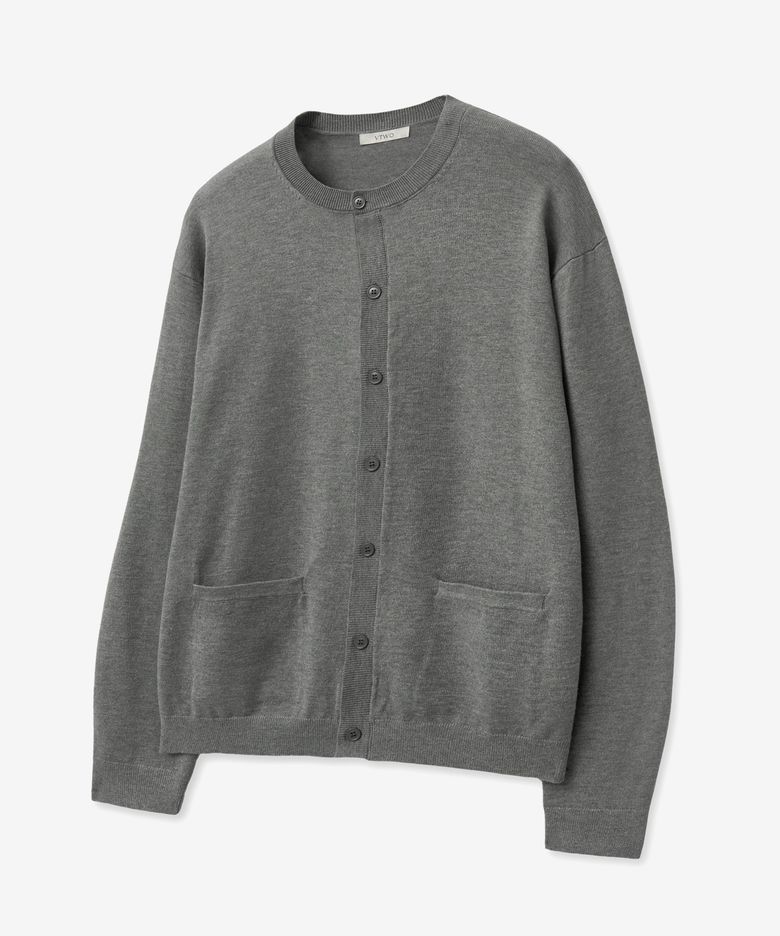 소프트 라운드 베이직 가디건 (GREY)