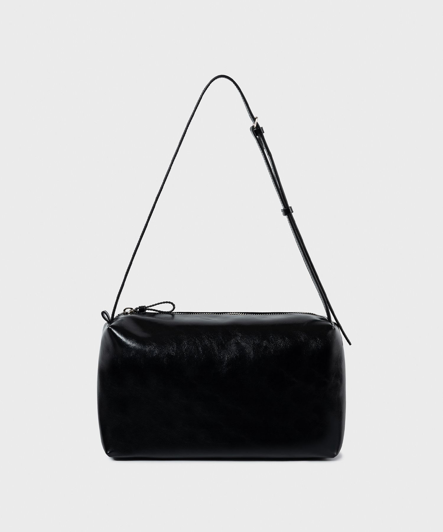 MUSINSA | LOW CLASSIC LEATHER CARAMEL BOX BAG_BLACK_LC257BA04BK