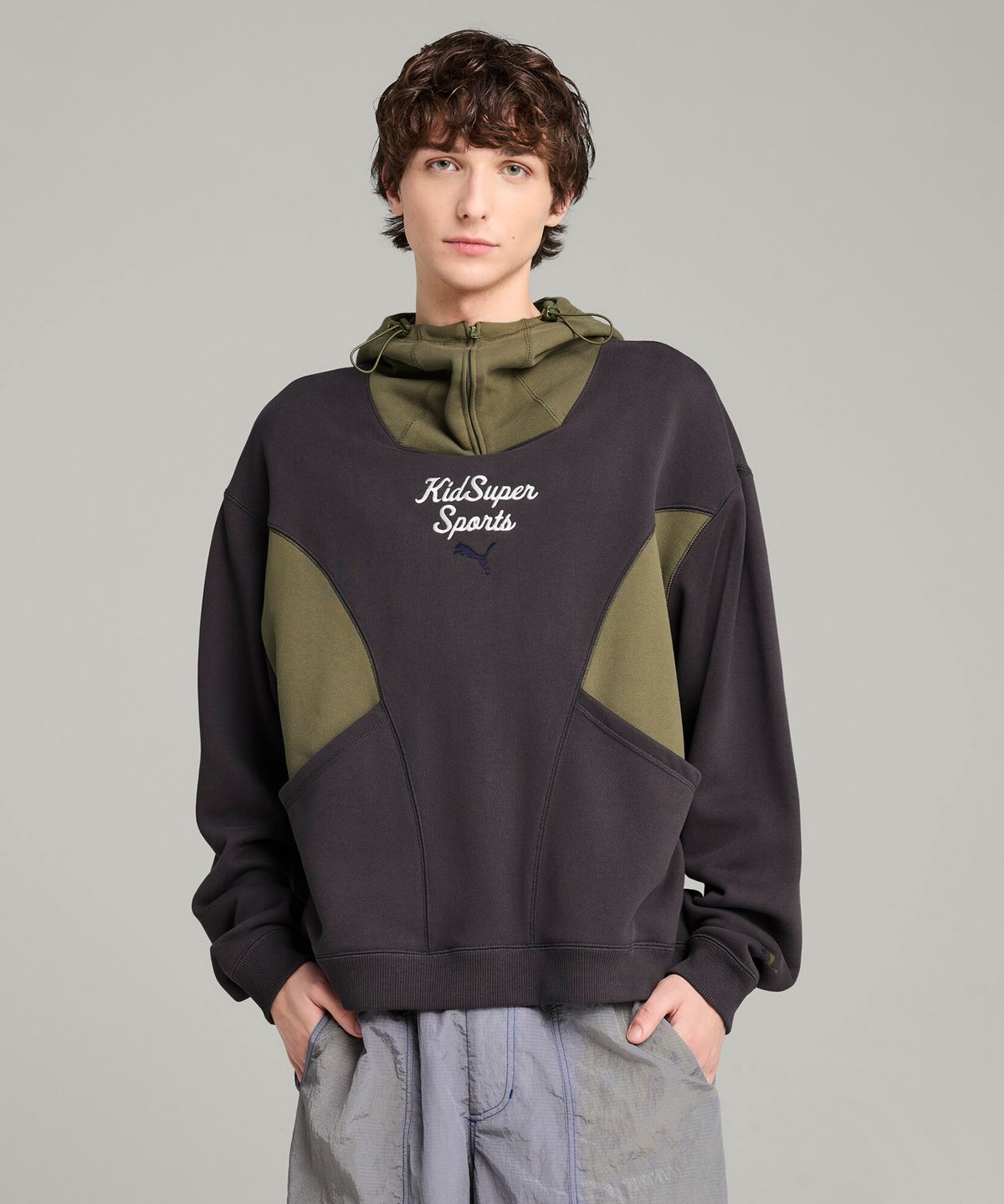 푸마(PUMA) 푸마 x 키드슈퍼 프로그레시브 후디 - 블랙 / 630932-78