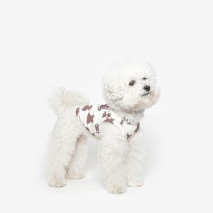 곰돌이 강아지 민소매 나시 여름옷