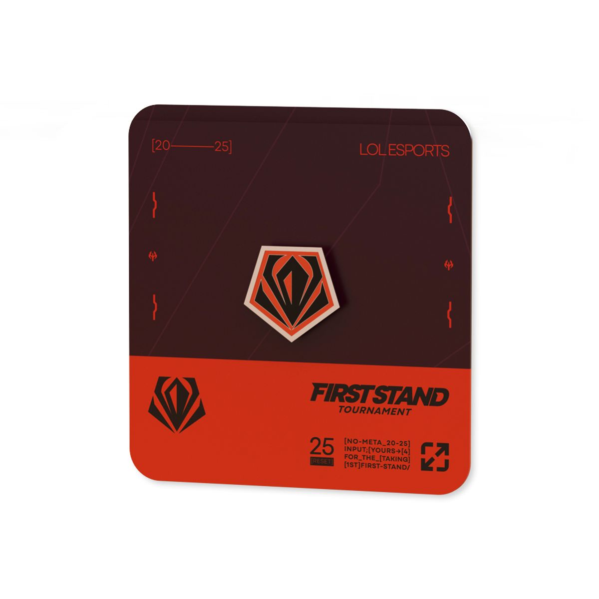 라이엇 스토어(RIOT STORE) 2025 First Stand 배지