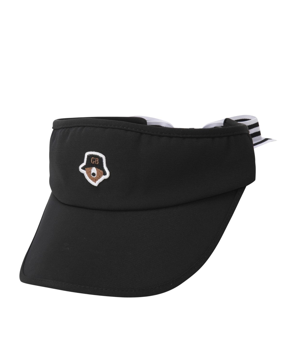 골든베어(GOLDEN BEAR) (WOMEN) Ribbon Tail Visor_G6RAX25211BKX