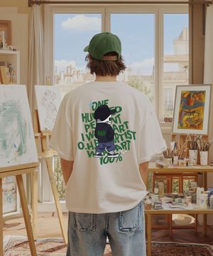 OHPxHARMONIA4 b힙스컬 세미오버 반팔티