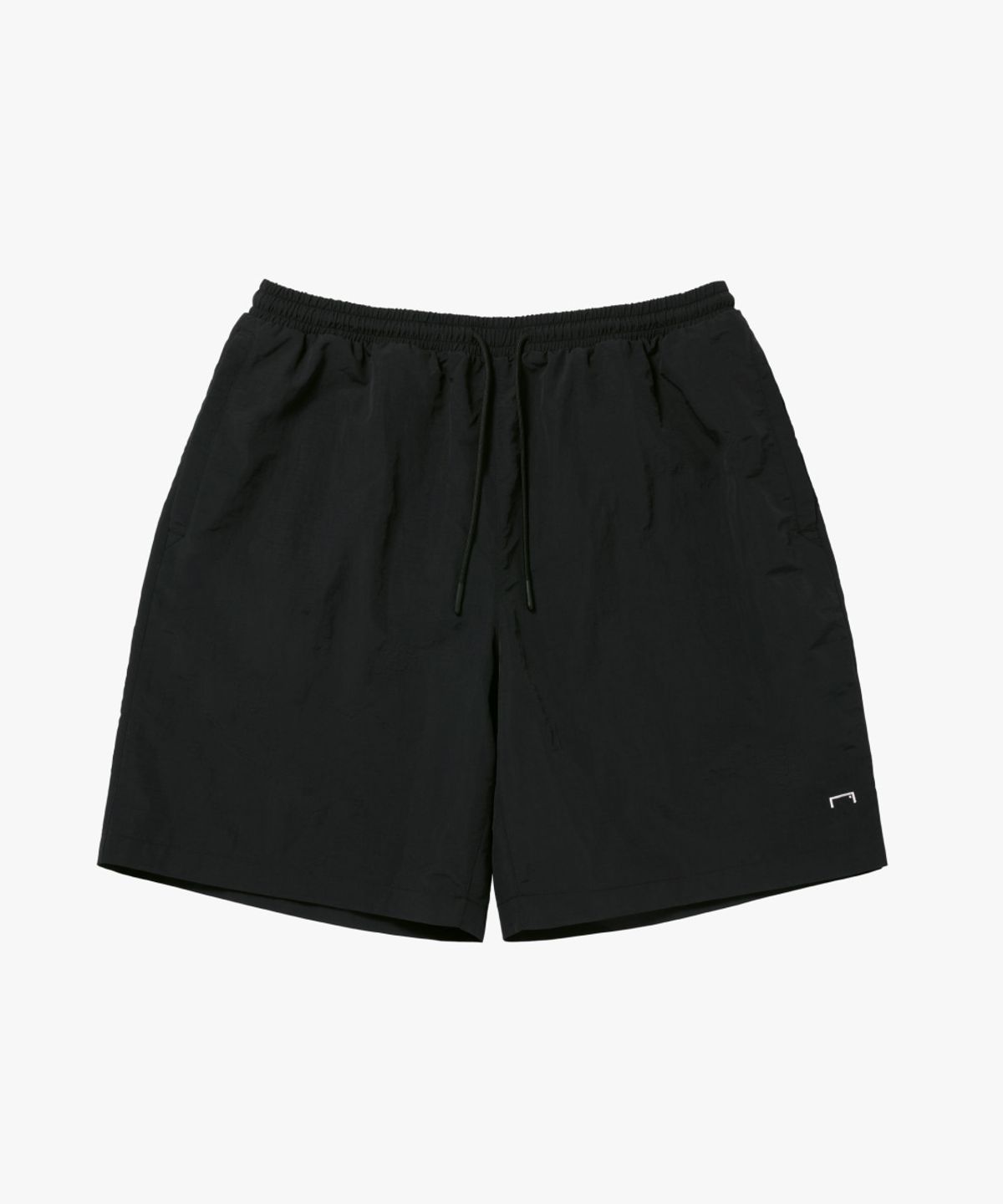 골스튜디오(GOALSTUDIO) ESSENTIAL SMALL LOGO RIPSTOP SHORTS-BLACK