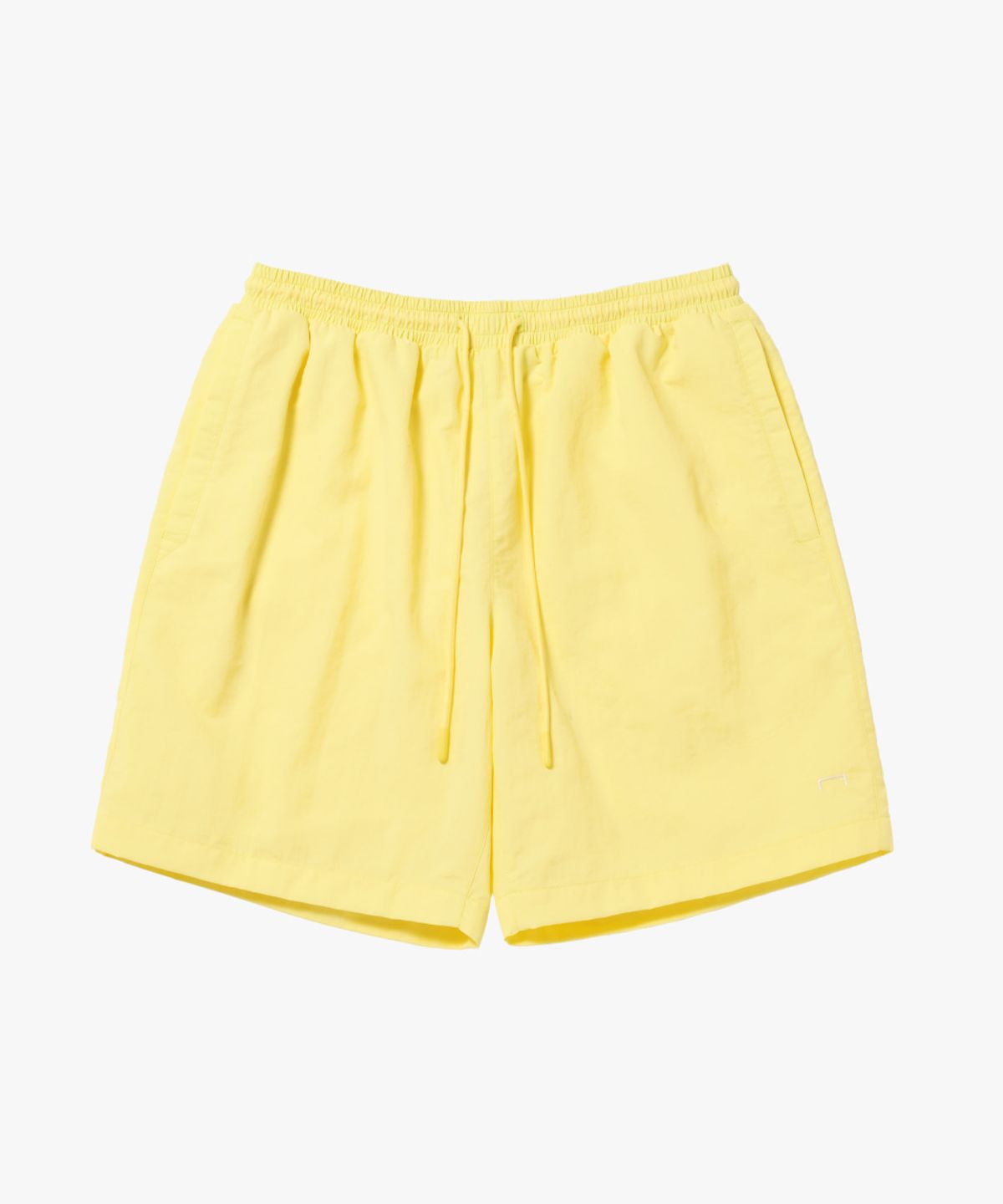 골스튜디오(GOALSTUDIO) ESSENTIAL SMALL LOGO RIPSTOP SHORTS-LIGHT YELLOW
