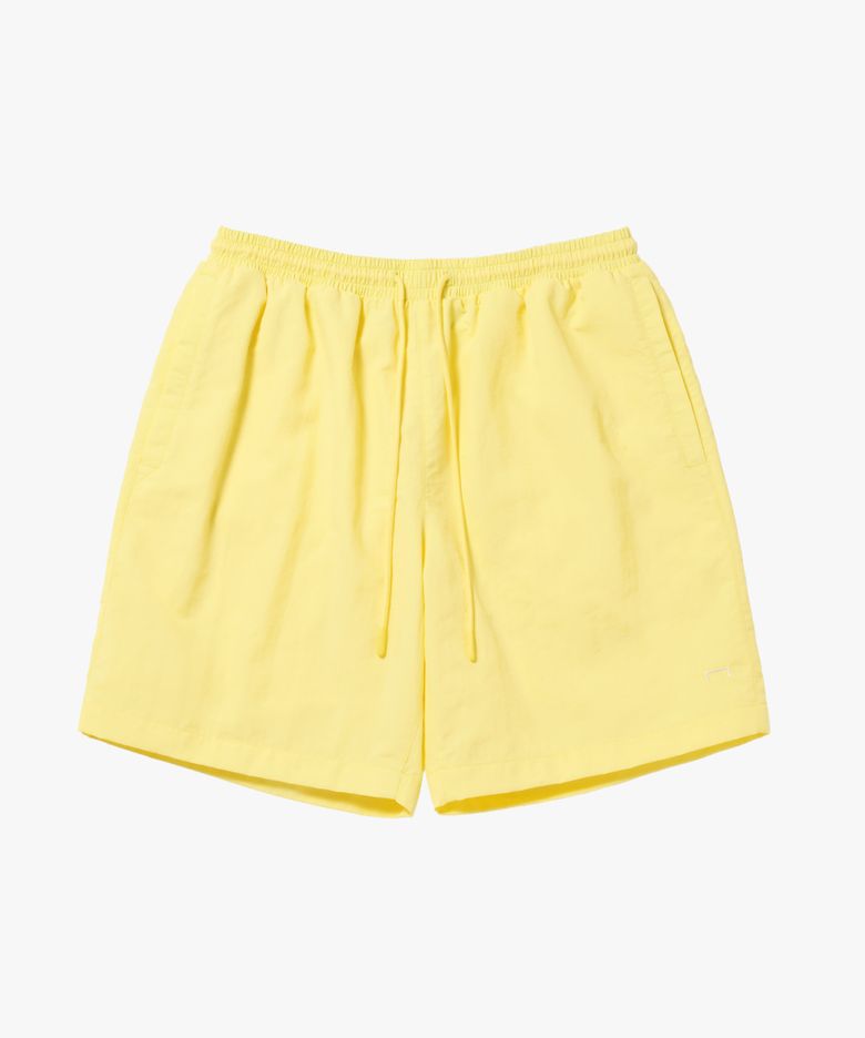 ESSENTIAL SMALL LOGO RIPSTOP SHORTS-LIGHT YELLOW