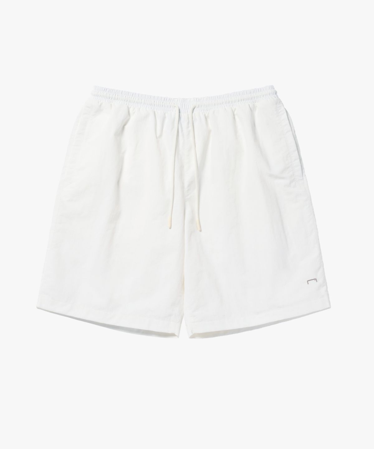 골스튜디오(GOALSTUDIO) ESSENTIAL SMALL LOGO RIPSTOP SHORTS-OFF WHITE