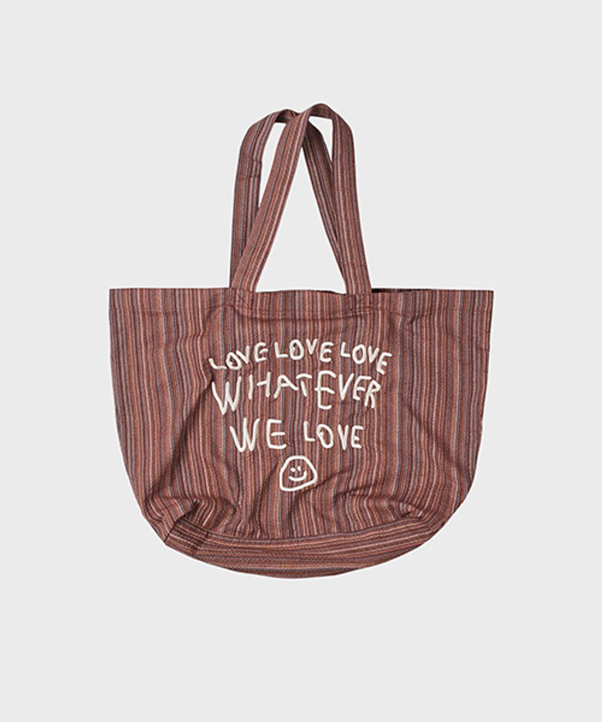 오울(OOOWL) LIGHT BIG BAG WE LOVE ETHNIC RED