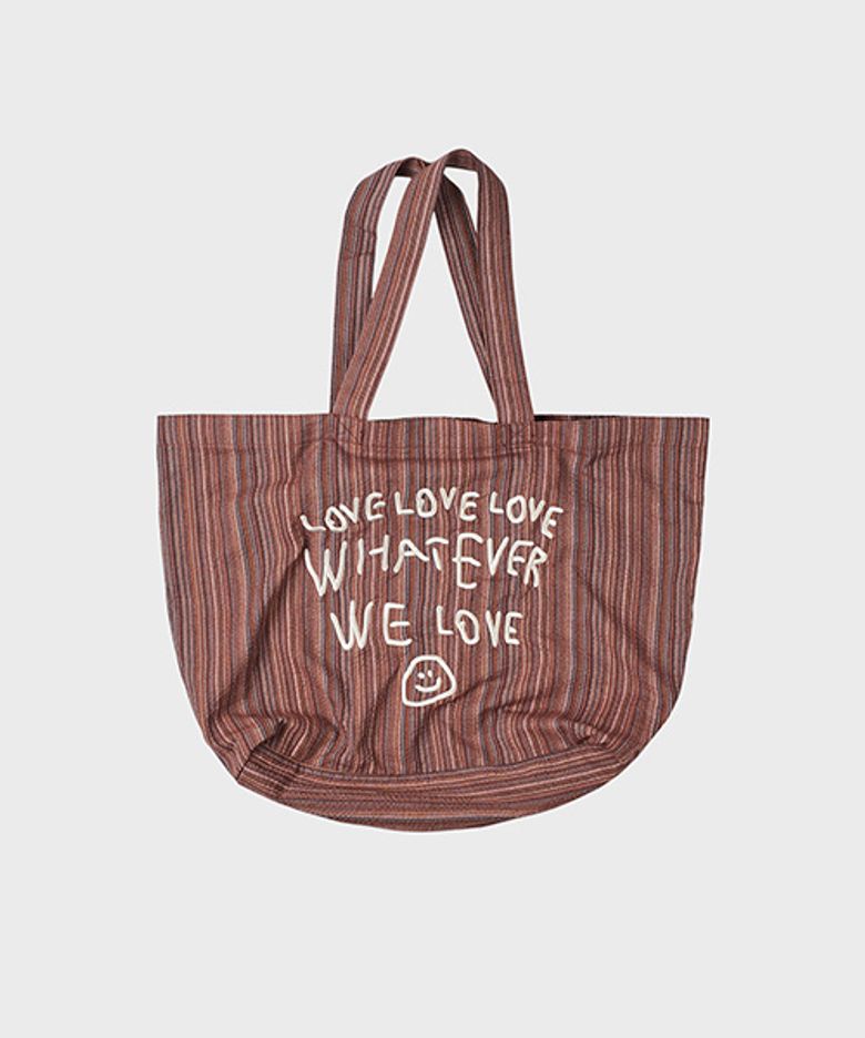 LIGHT BIG BAG WE LOVE ETHNIC RED