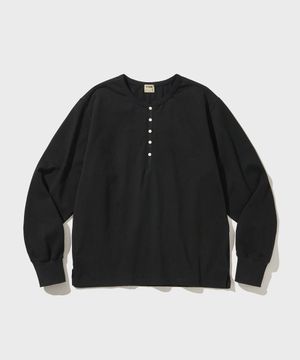 HENLY NECK T-SHIRT [Black Night]