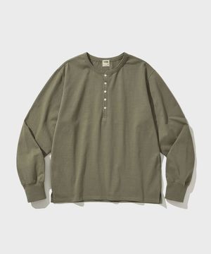 HENLY NECK T-SHIRT [Army Olive]