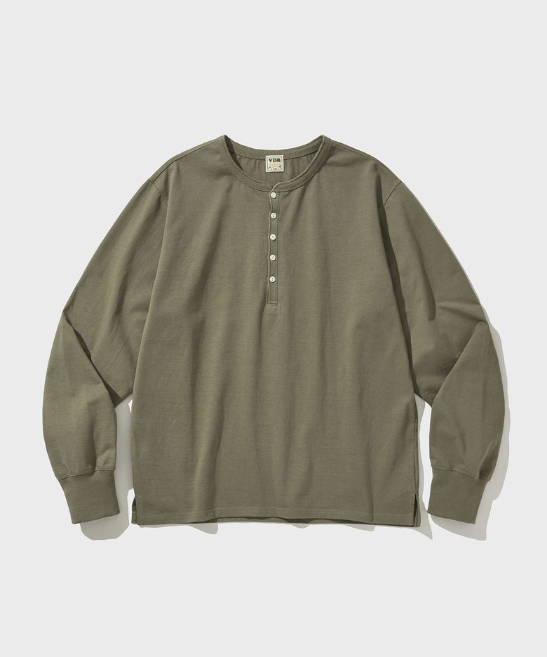 HENLY NECK T-SHIRT [Army Olive]