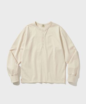 HENLY NECK T-SHIRT [Natural]