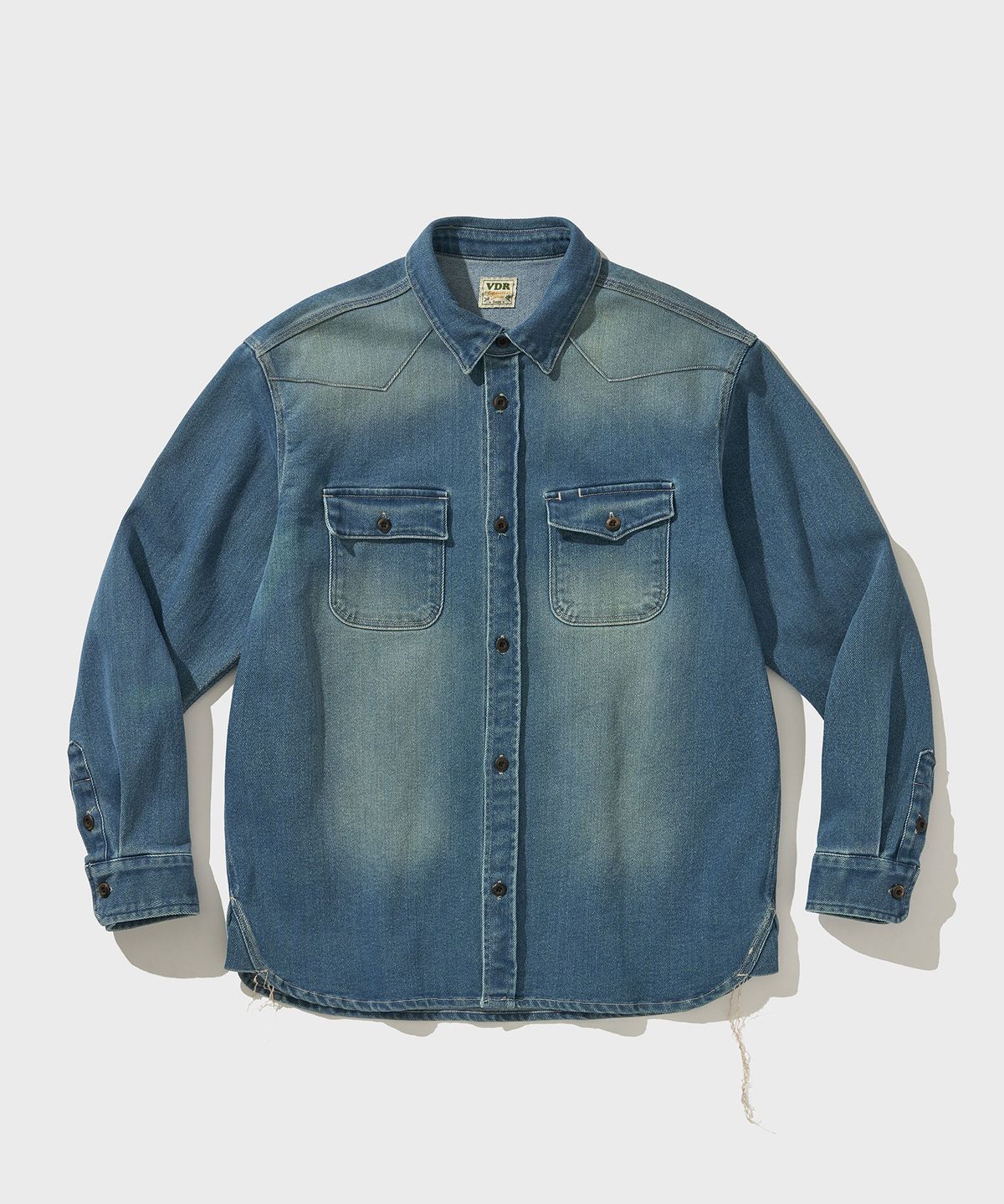 비디알(VDR) DENIM WORK SHIRTS [Vintage Light]