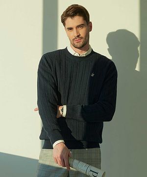 남성 꽈배기 니트 5종택1 TK151