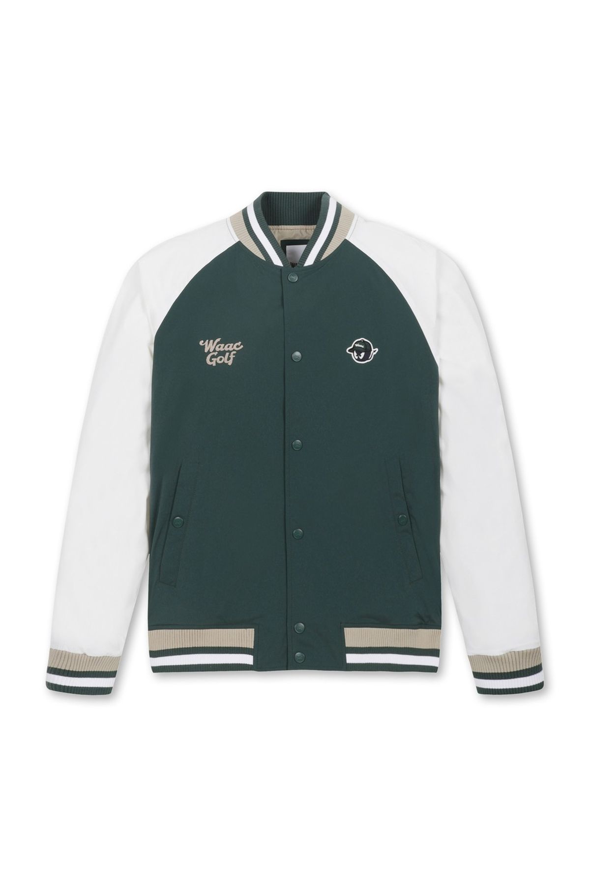 왁(WAAC) Men Varsity Jacket_WMUAS25102GRD