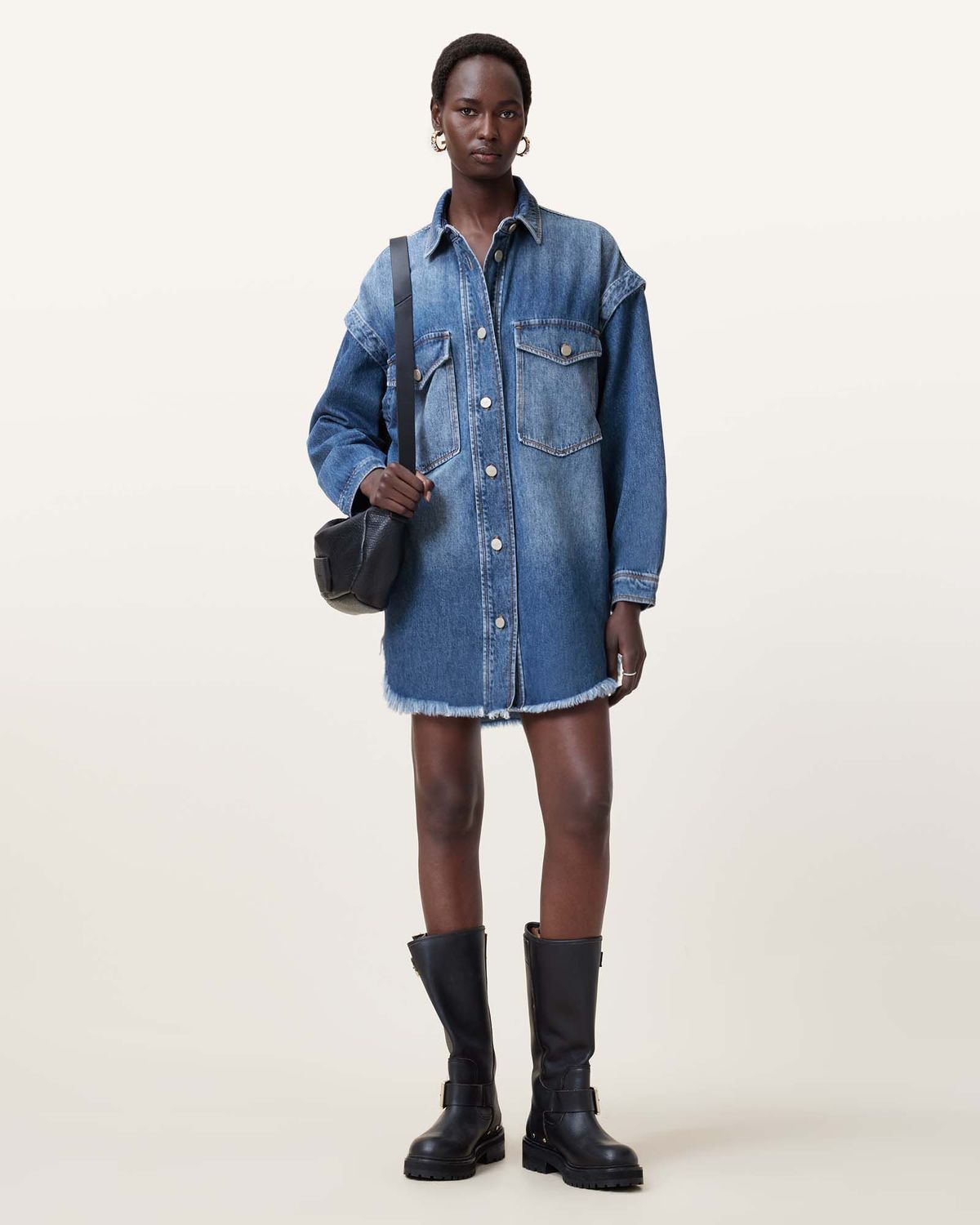 올세인츠(ALLSAINTS) 페이 스냅 원피스 W023DC-2846